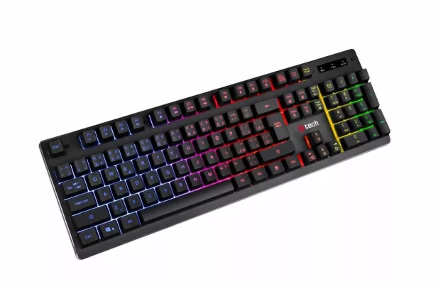 C-Tech Iris Wired USB, CZ+SK layout, black