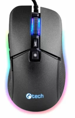 C-Tech Dawn Gaming 6 400 DPI Cable USB Black