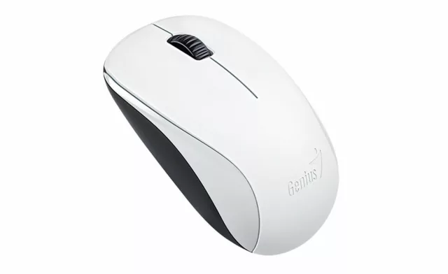 Genius NX-7000, Blue Track, Wireless, White